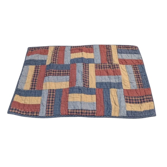 VHC Brands National Quilt Museum Kindred Stars and Bars Shams Queen 21x33 - Picture 2 of 7